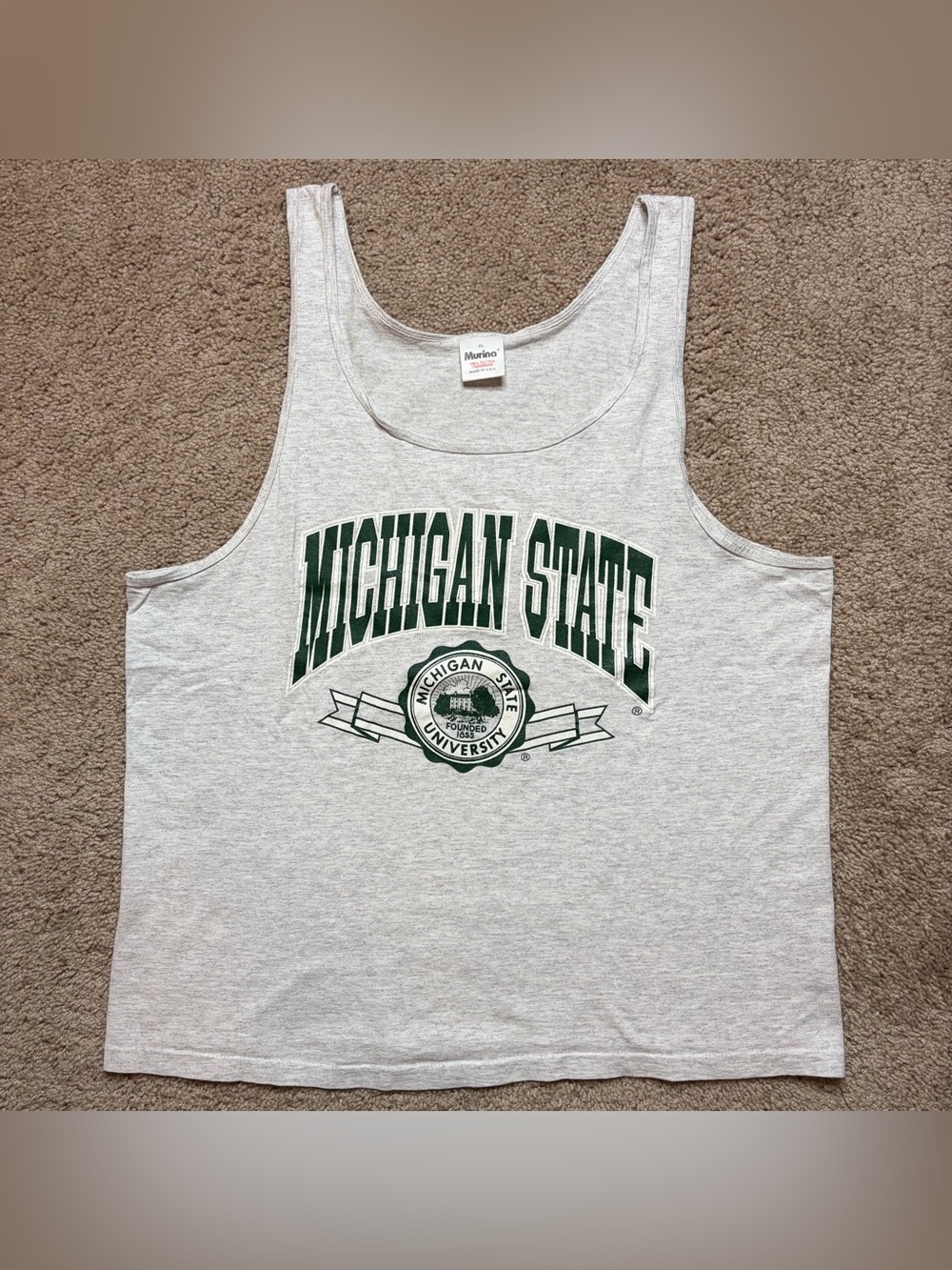 Vintage Michigan State University Tank Top